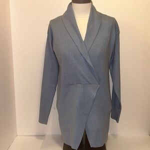 Modern Soul Light Sky Blue V Neck Tunic Sweater Women’s Size XXS